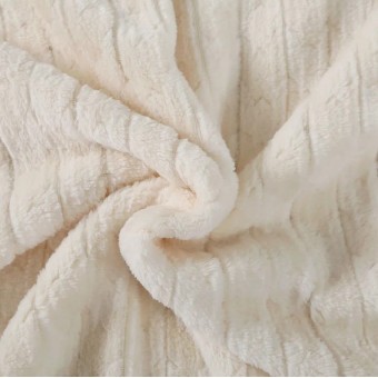 Плед     универсальный 180х200  двуспальный из велсофта  280 г/м2       Однотонный, Орнамент Орионтекс