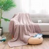 Плед универсальный 180х200 из велсофта 320 г/м2 розовый Однотонный, Зигзаг Орионтекс