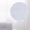 Плед универсальный 180х200 из велсофта 320 г/м2 голубой Однотонный, Зигзаг Орионтекс