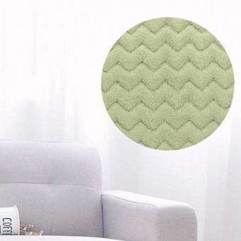 Плед     универсальный 180х200   из велсофта  320 г/м2     зеленый  Однотонный, Зигзаг Орионтекс