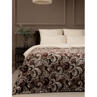 Плед     универсальный 180х200  двуспальный из велсофта       разноцветный  Узор TexRepublic