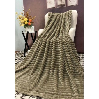 Плед     на диван 200х220  евро из искуственного меха  350 г/м2          