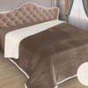 Плед на кровать 220х240 евро из искуственного меха 440 г/м2 Marianna