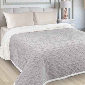 Плед     на кровать 200х240  евро из искуственного меха          Marianna  