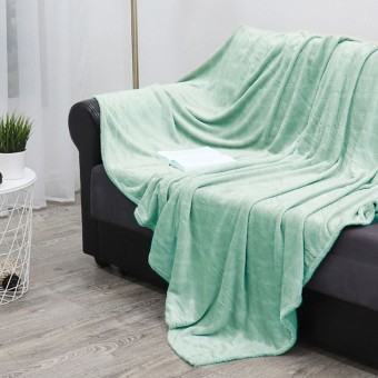 Плед     универсальный 200х220  евро из велсофта  260 г/м2        TexRepublic  