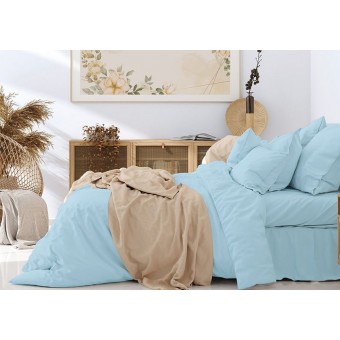 Набор наволочек      50х70   из поплина       зеленая  однотонная Гелиос