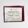 Набор наволочек 50х70 из сатина-страйп бордовая Полоска Гелиос
