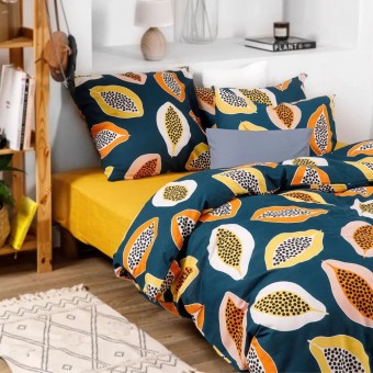 Пододеяльник      145х215  1,5 спальный из бязи         Рисунок Ночь Нежна