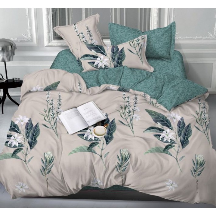 Простыня 150х210 1,5 спальная из сатина Рисунок Бояртекс