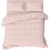 Простыня 150х214 1,5 спальная из бязи розовая Рисунок Home club