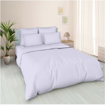 Простыня   на резинке   90х200  1,5 спальная из поплина       белая  однотонная Василиса  
