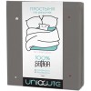 Простыня на резинке 180х200 двуспальная из поплина серая Uniqcute