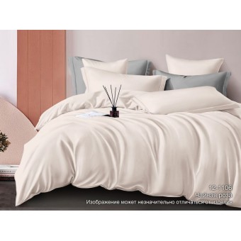 Пододеяльник      200х215  евро из сатина       бежевый  однотонный Гелиос  
