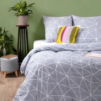 Пододеяльник      200х215  евро из поплина         В ассортименте Ночь Нежна