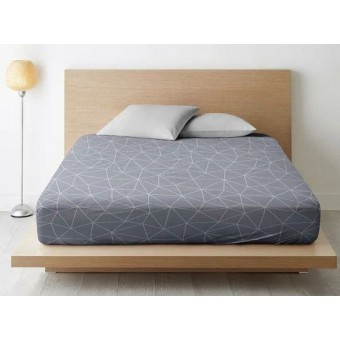 Простыня       200х220  евро из бязи         Рисунок Ночь Нежна