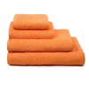 Полотенце для бани 100х150 махровое 350 г/м2 оранжевое Донецкая мануфактура Twist