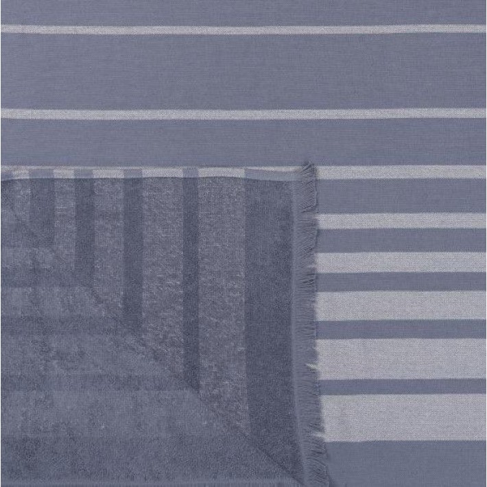 Полотенце для бани 100х150 махровое 240 г/м2 серое Донецкая мануфактура Comfort