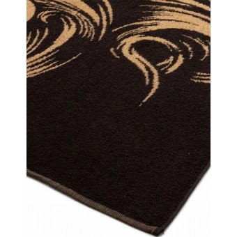 Полотенце     для бани 100х150   махровое  420 г/м2     Коричневый, Оранжевый   Донецкая мануфактура King of beasts