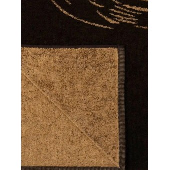 Полотенце     для бани 100х150   махровое  420 г/м2     Коричневый, Оранжевый   Донецкая мануфактура King of beasts