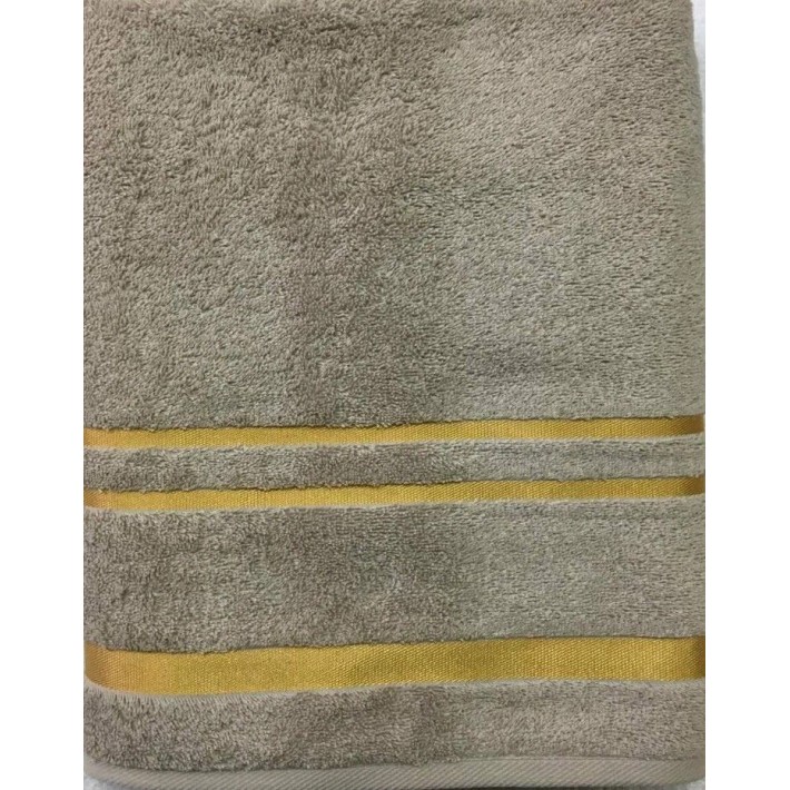 Полотенце для бани 100х150 махровое 460 г/м2 бежевое Донецкая мануфактура Temptation