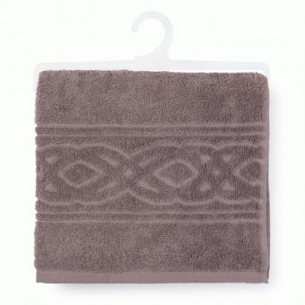 Полотенце     для бани 100х150   махровое  380 г/м2     коричневое   Донецкая мануфактура