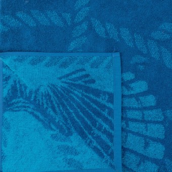 Полотенце     для бани 100х150   махровое  360 г/м2     синее   Донецкая мануфактура Surf 