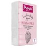 PREMIAL мини Платочки бумажные трехслойные белые с ароматом клубники 4шт