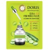DORIS Тканевая маска для лица с огурцом CUCUMBER REAL ESSENCE 25мл (*10*100*600)