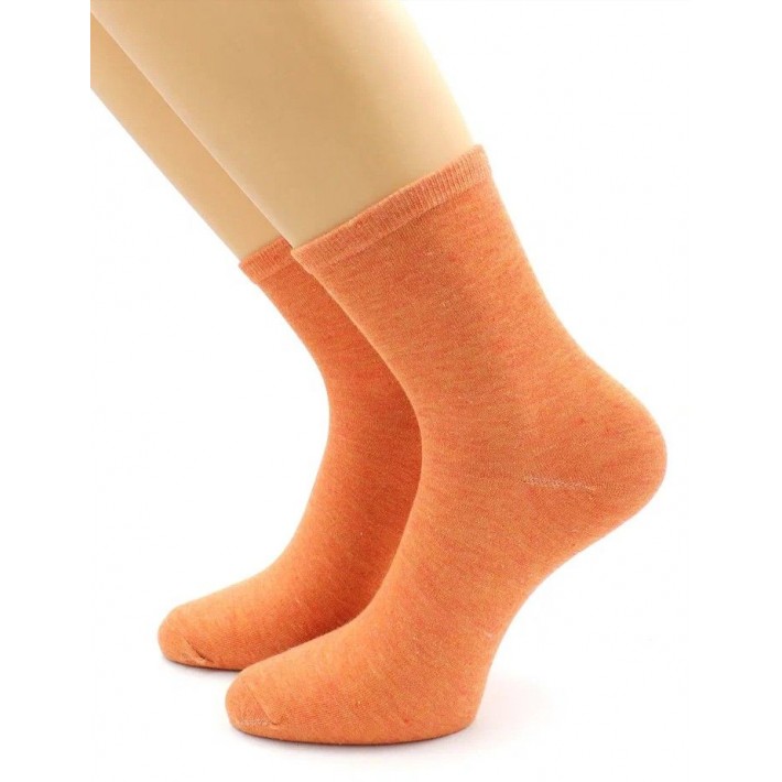 Носки женские 23, 25 размер оранжевые Hobby Line