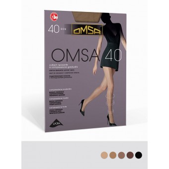 Колготки  женские    4 размер 40 ден         Телесный   Omsa  