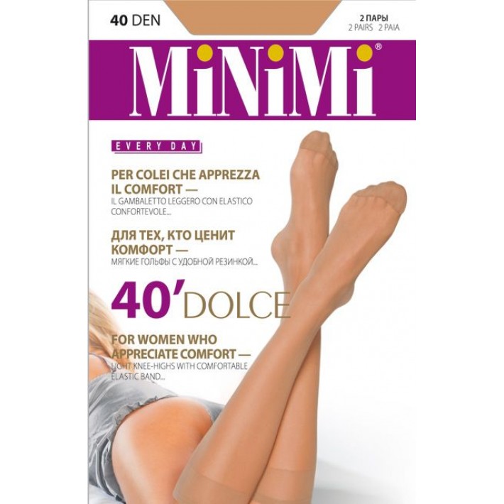Гольфы женские 40 ден капроновые MiNiMi