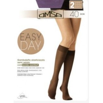 Oms Gamb. Easy Day 40 (гольфы 2 пары) Caramello 3/4