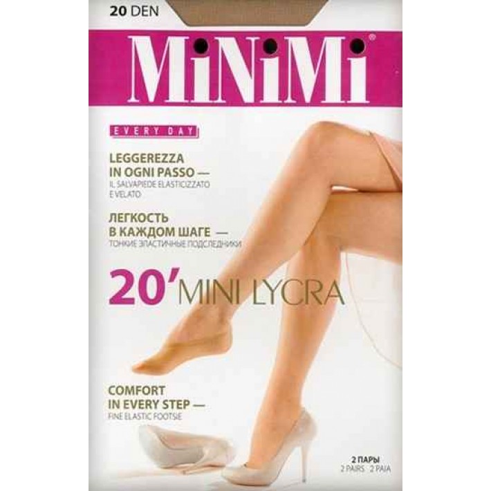 Следки женские 20 ден MiNiMi