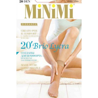 Носки Mini Brio 20 Lycra caramello 2 пары