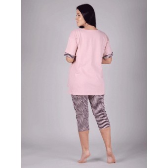 Комплект  женский       из кулирки    футболка с бриджами