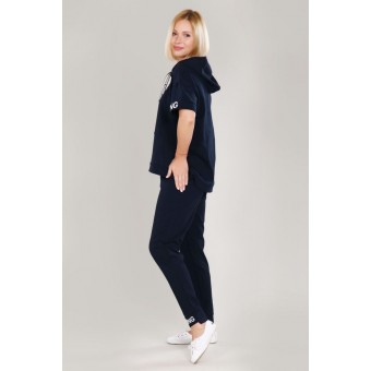 Костюм  женский       из футера    футболка с брюками   бежевый