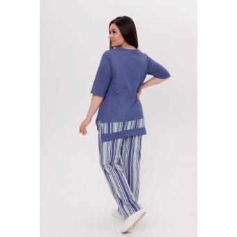 Костюм  женский       из кулирки    футболка с брюками