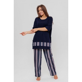 Костюм  женский       из кулирки    футболка с брюками