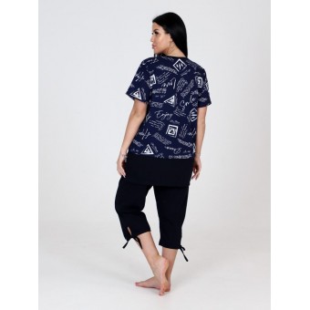 Костюм  женский       из кулирки    футболка с бриджами