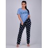 Пижама женская из кулирки футболка с брюками