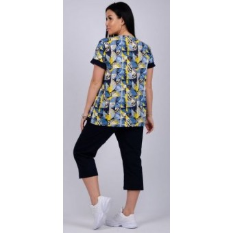 Костюм  женский       из кулирки    футболка с бриджами