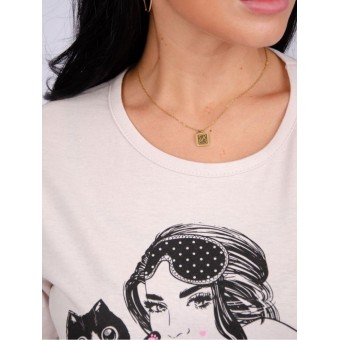 Пижама  женская       из кулирки    футболка с брюками