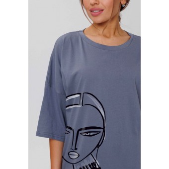 Костюм  женский       из кулирки    футболка с брюками