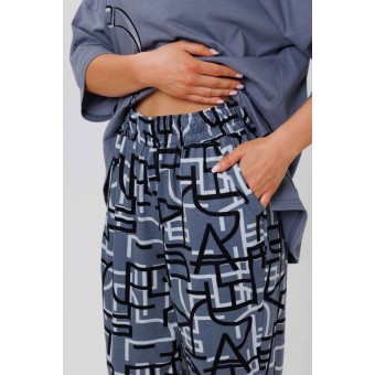 Костюм  женский       из кулирки    футболка с брюками