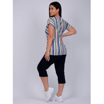 Костюм  женский       из кулирки    футболка с бриджами        