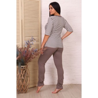 Костюм  женский       из кулирки    футболка с брюками