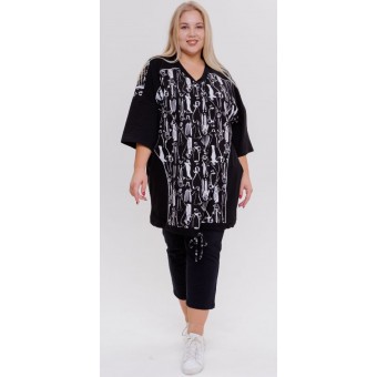 Костюм  женский       из кулирки    футболка с бриджами        