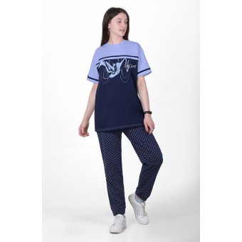 Костюм  женский       из кулирки     с коротким рукавом