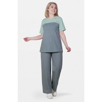 Костюм  женский       из кулирки    футболка с брюками