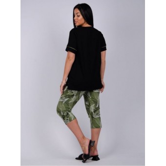 Костюм  женский       из кулирки    футболка с брюками